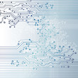 © Ольга Журба - Vector circuit board illustration. Abstract technology