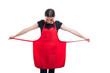 © Catalin Pop - Beautiful girl seller wearing a red apron