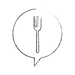 Wall Mural - fork and knife cutlery icon image vector illustration design