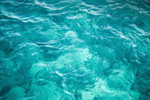 Blue Ocean Water Surface, Background Photo