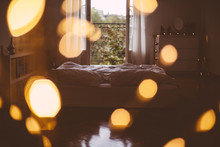 Bedroom And Christmas Lights