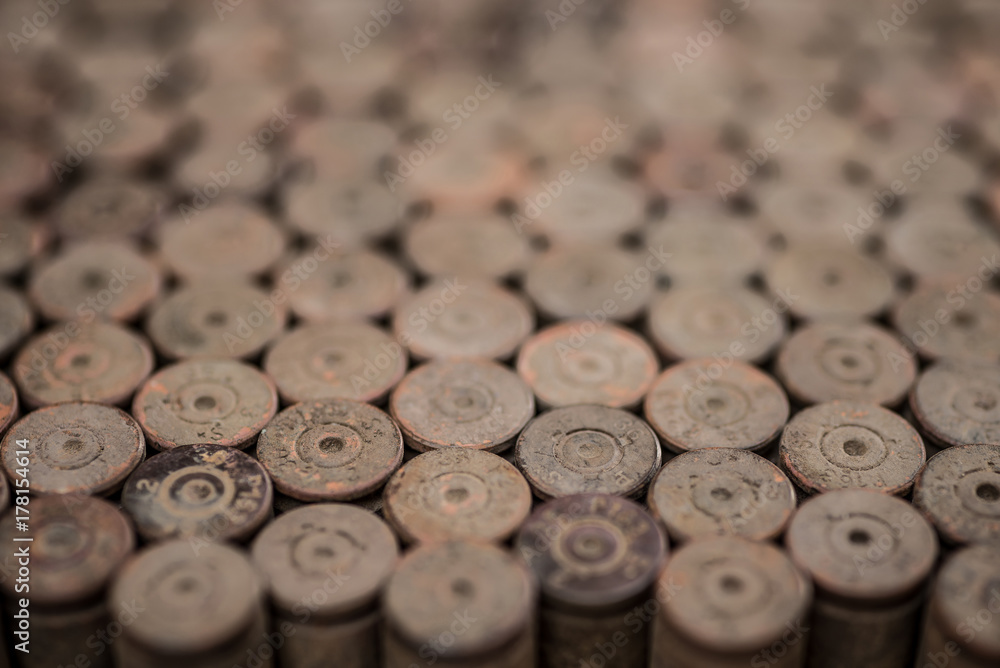 Used Shells Old used german shells from Second World War. Stock Photo | Adobe Stock