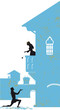 Romeo and Juliet vector illustration silhouette