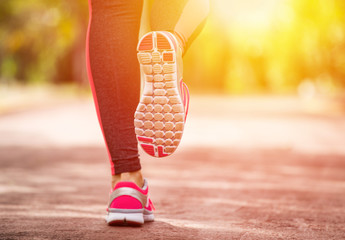 Wall Mural - fitness woman jogging