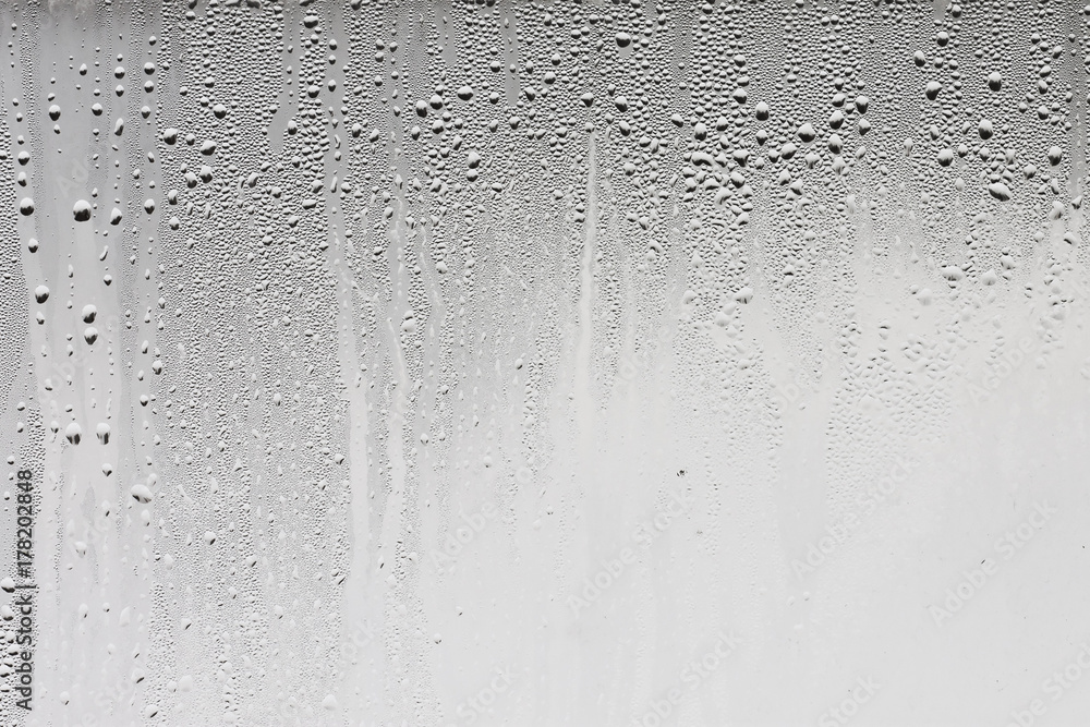 Texture of the rain on the glass - obrazy, fototapety, plakaty 