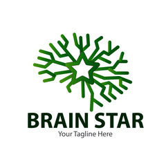 Canvas Print - brain star