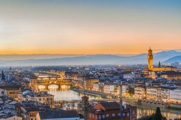 Wall Mural - View of Florence, Italy