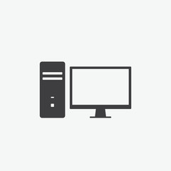 Wall Mural - personal computer server icon