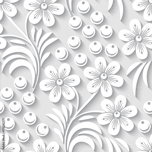 elegancki-3d-bezszwowy-kwiecisty-wzor-ilustracja-wektorowa