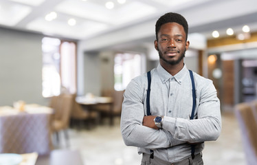 Wall Mural - Studio portrait of an African American man