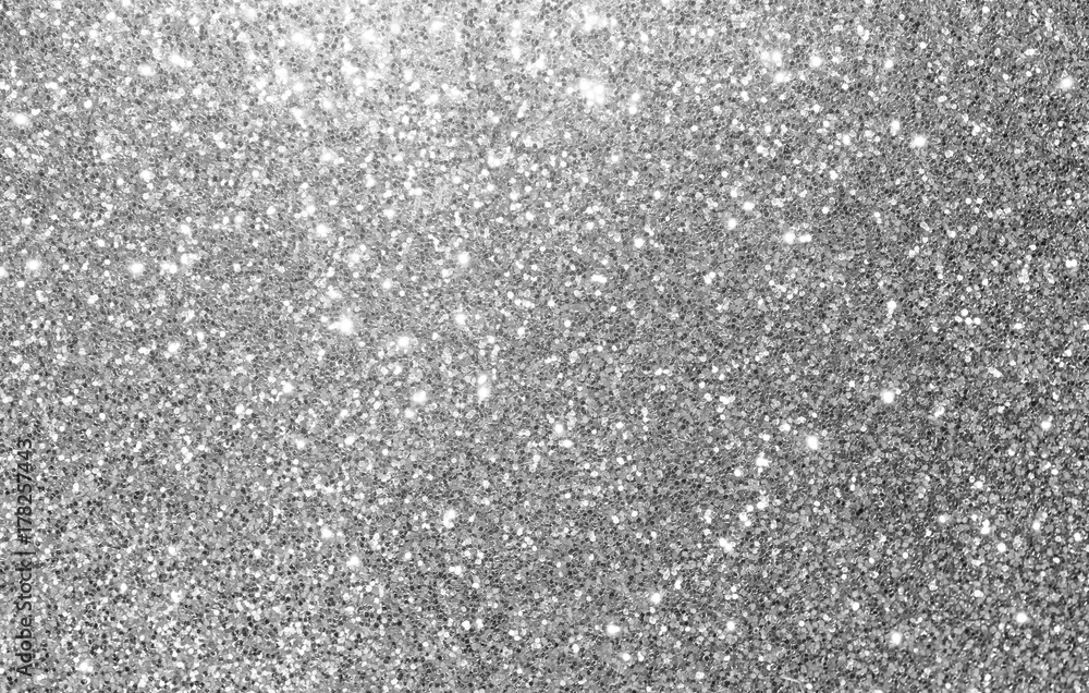 silver and white glitter texture christmas abstract background Stock ...