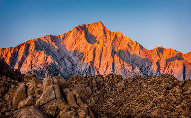 Wall Mural - Mt. Lone Pine at Sunrise