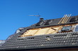 isolation thermique d'une toiture de maison 