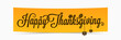 © Pushkarevskyy - thanksgiving lettering banner design background
