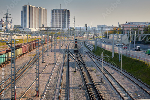 Zdjęcie XXL węzeł kolejowy