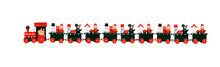 Red Christmas Train