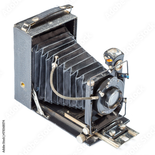 Poster Soviet mass camera for large format (object about 1930)