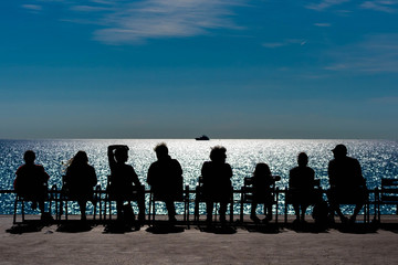 Poster - azure coast of the French city of Nice