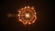 Abstract Burst of Fire, plasma concept background, intergalactic supernova.  Graphical Resource