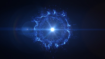 Wall Mural - abstract burst of energy, plasma concept background, intergalactic supernova. graphical resource and