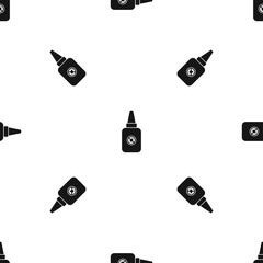 Sticker - Insect spray pattern seamless black