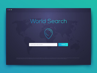 Vector Illustration of screens and web concept