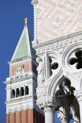 Wall Mural - Venice Italy Bell tower of Saint Mark called Campanile di San Ma