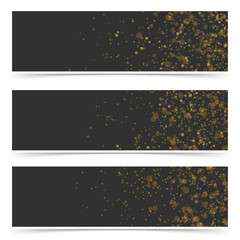 Wall Mural - soft falling confetti luxurious card flyer collection