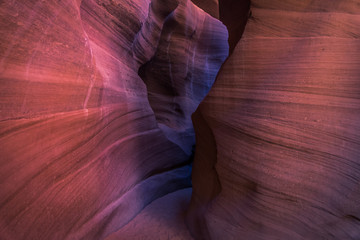 Wall Mural - amazing shapes at antelope canyon, arizona