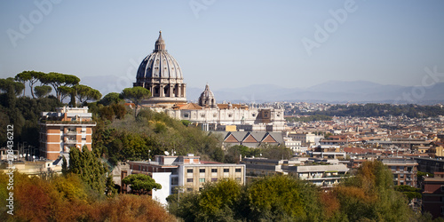 Zdjęcie XXL Widoki San Pedro z Watykanu