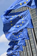 © J-L Flémal - BE - europe drapeau etoile CEE communaute commission parlement europeen  institutions politique Berlaymont Brexit berne deuil