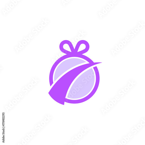Gift logo Stock Vector | Adobe Stock