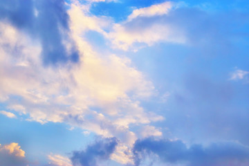 image of sunrise sky with clouds