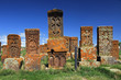 Khachkars in Noratus cemetery, Armenia