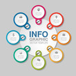 © vecarto - Vector infographic template for diagram, graph, presentation, chart, business concept with 8 options.