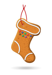 Wall Mural - Christmas Gingerbread Icon