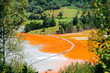 Water pollution from cooper mine