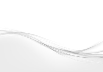Wall Mural - modern futuristic abstract halftone smoke soft grey lines border