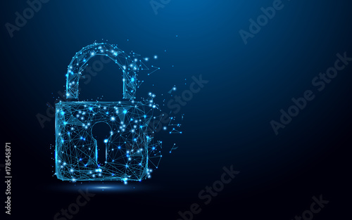 Photographie Cyber security concept
