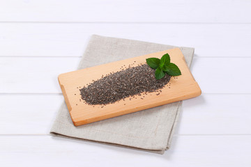 Canvas Print - healthy chia seeds