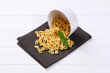 Canvas Print - honey cereal rings