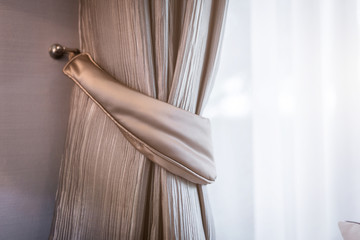 beauty curtain detail home concept