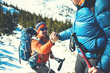 © zhukovvvlad - Two climbers in the mountains.