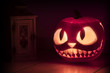Halloween Pumpkin with Lantern