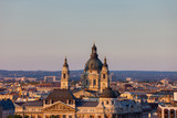 Fototapeta  - St. Stephen Basilica in Budapest at Sunset