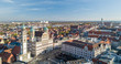 Blick auf die Altstadt Augsburgs