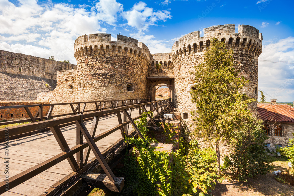 Obraz na płótnie Belgrade Kalemegdan fortress w salonie