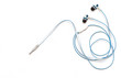 © wittaya - earbuds or earphones on  background