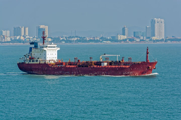 Wall Mural - Vietnamese oil products tanker.