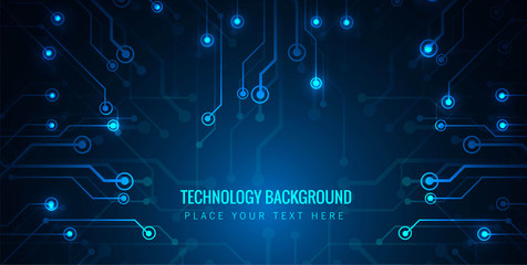 Wall Mural - abstract technological background